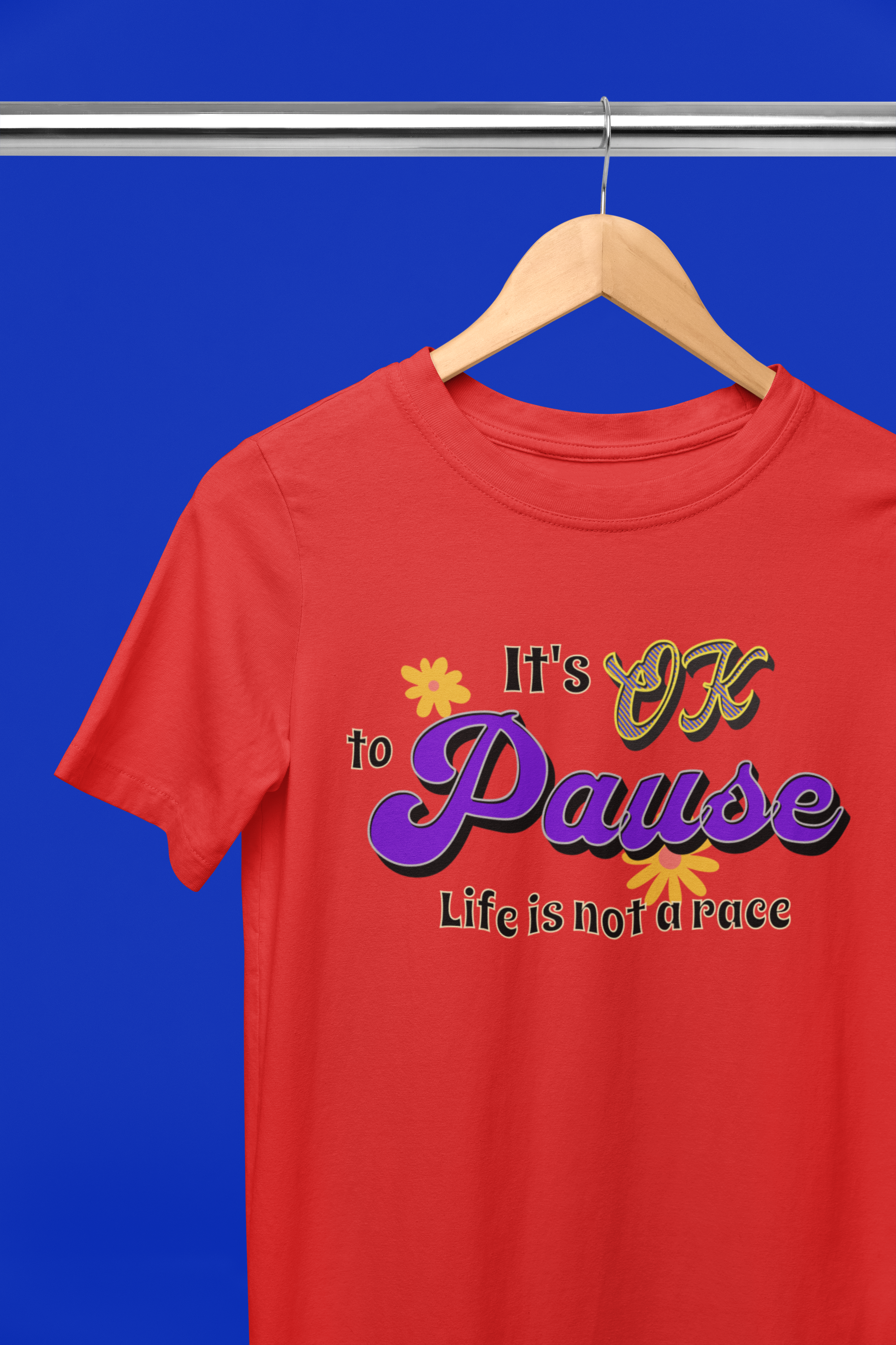It's Ok to Pause -Unisex Softstyle T-shirt