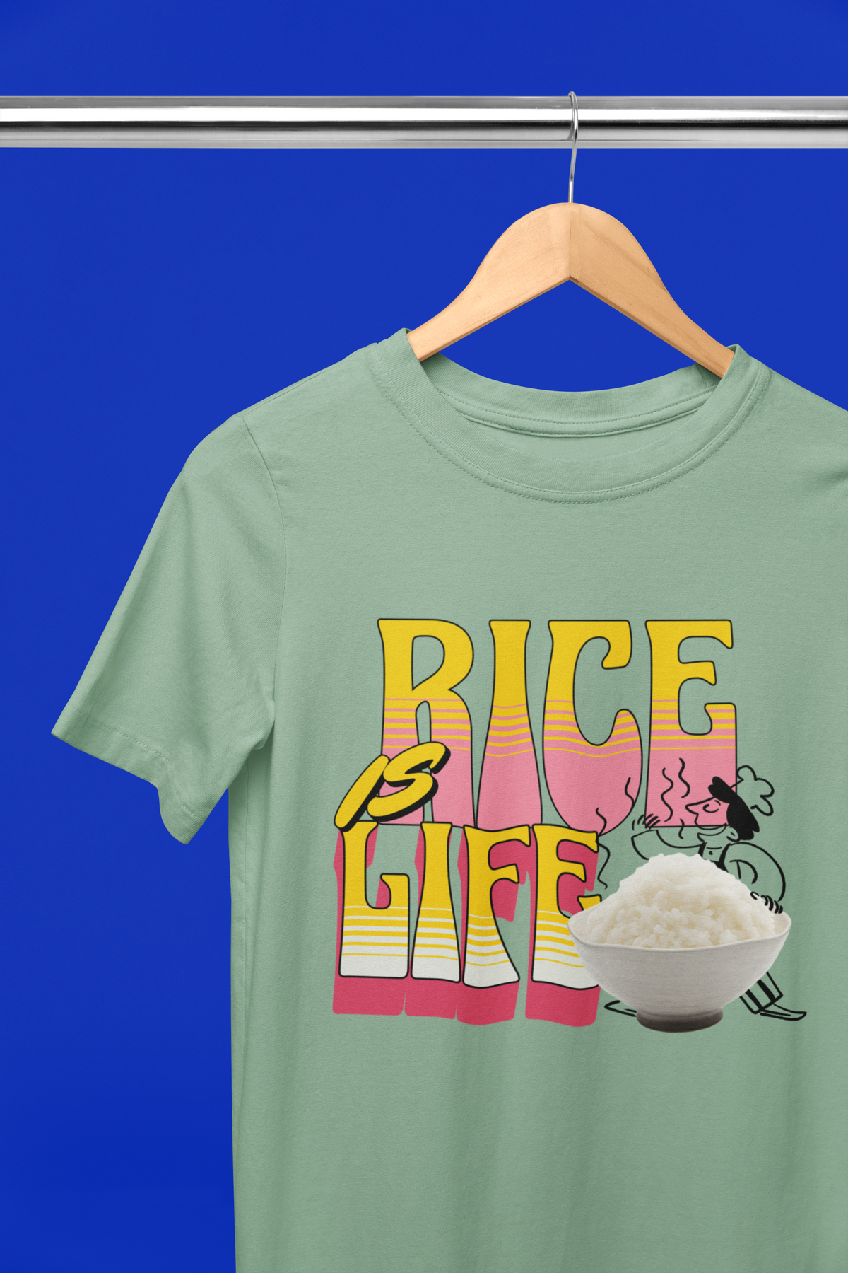 Rice is Life - Unisex 1717 Comfort Colors T-Shirt