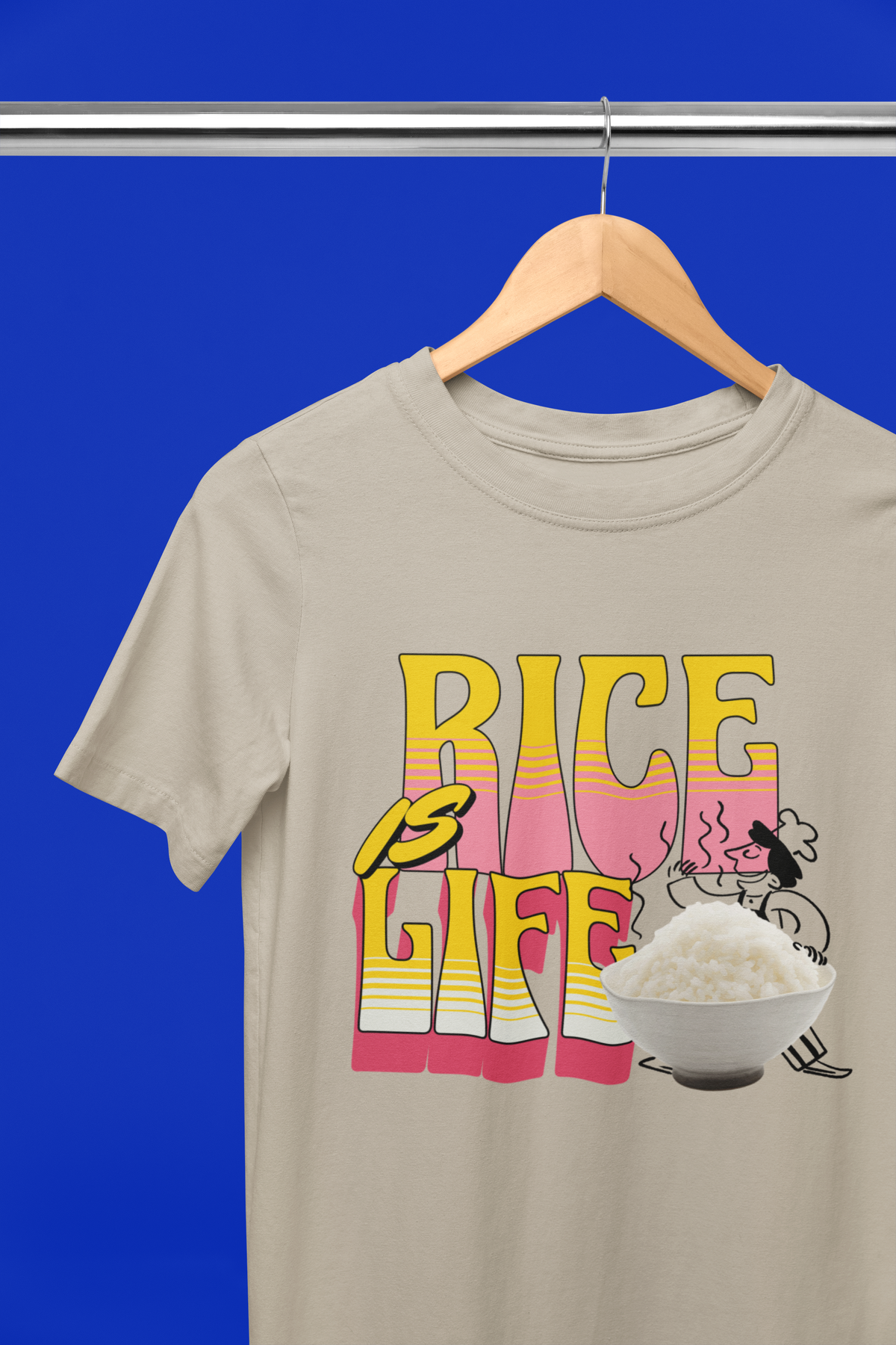 Rice is Life - Unisex 1717 Comfort Colors T-Shirt