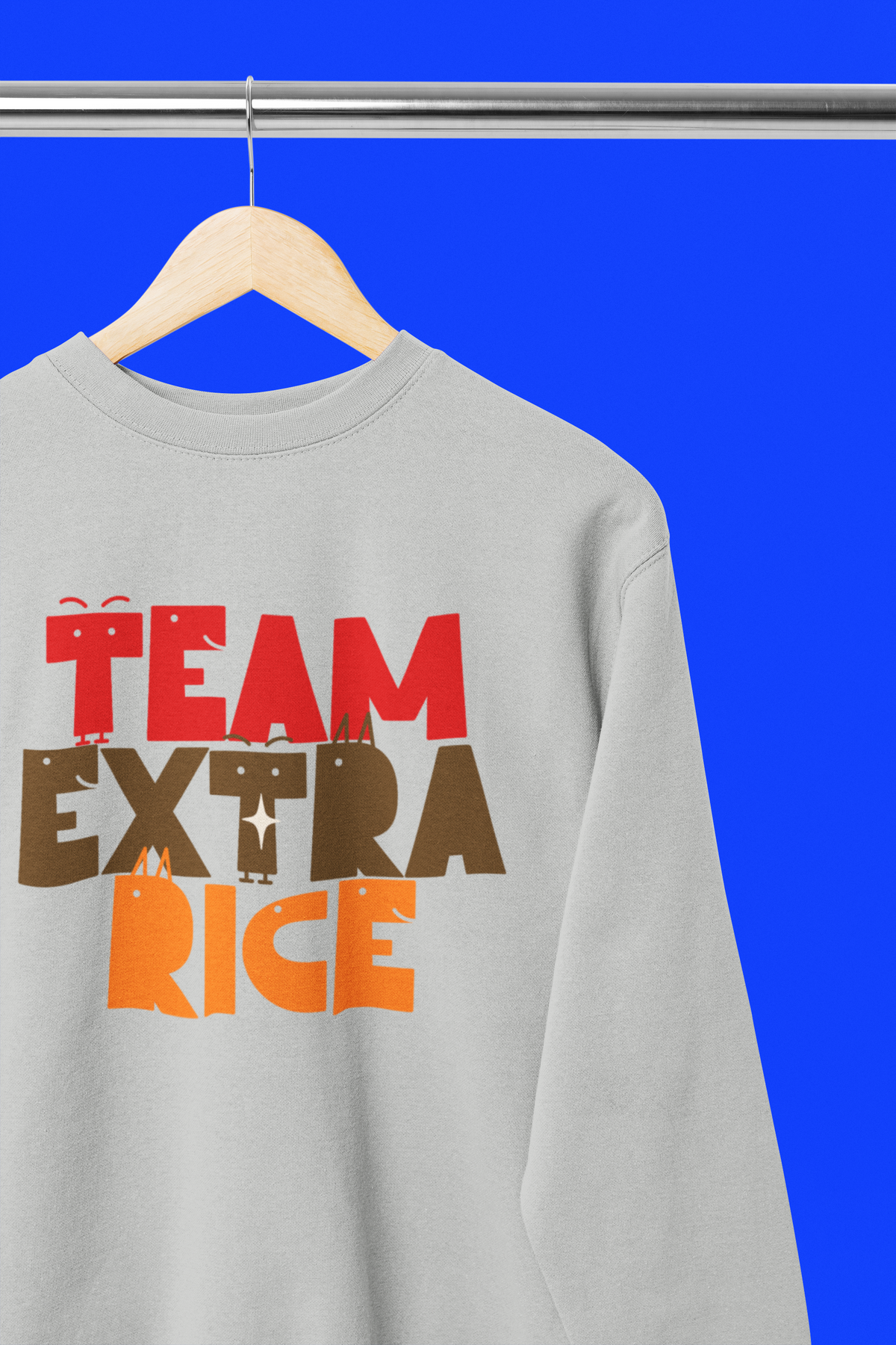 Team Extra Rice - Unisex Heavy Blend Crew Neck Sweatshirt