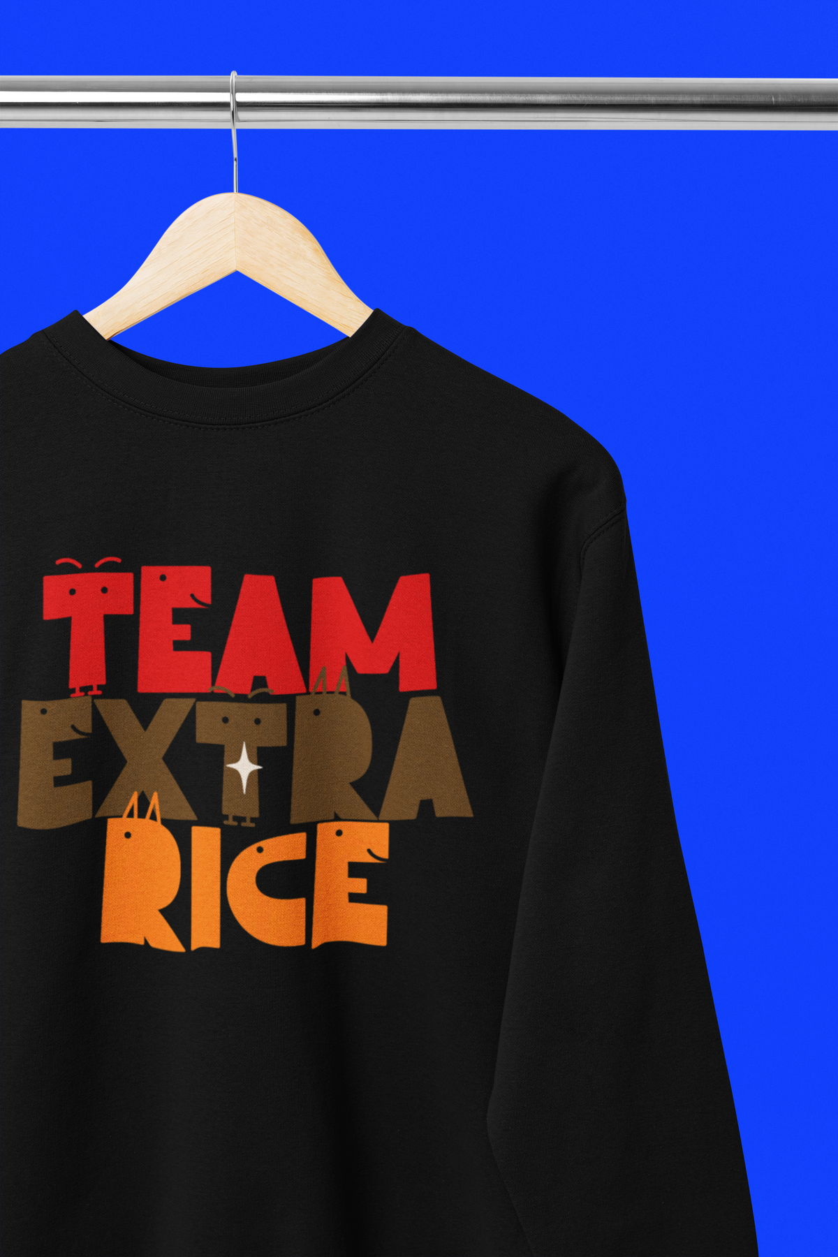 Team Extra Rice - Unisex Heavy Blend Crew Neck Sweatshirt
