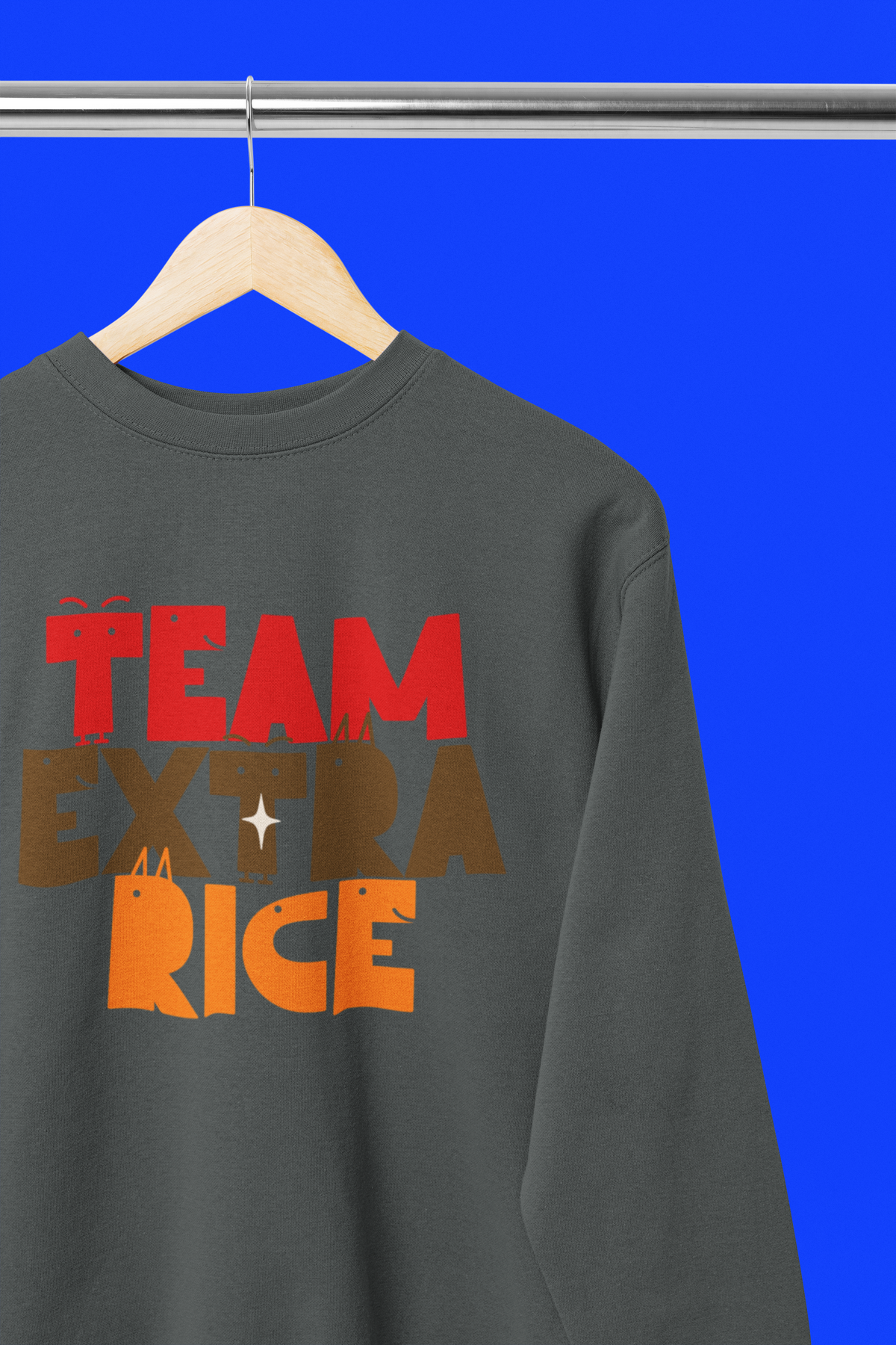 Team Extra Rice - Unisex Heavy Blend Crew Neck Sweatshirt