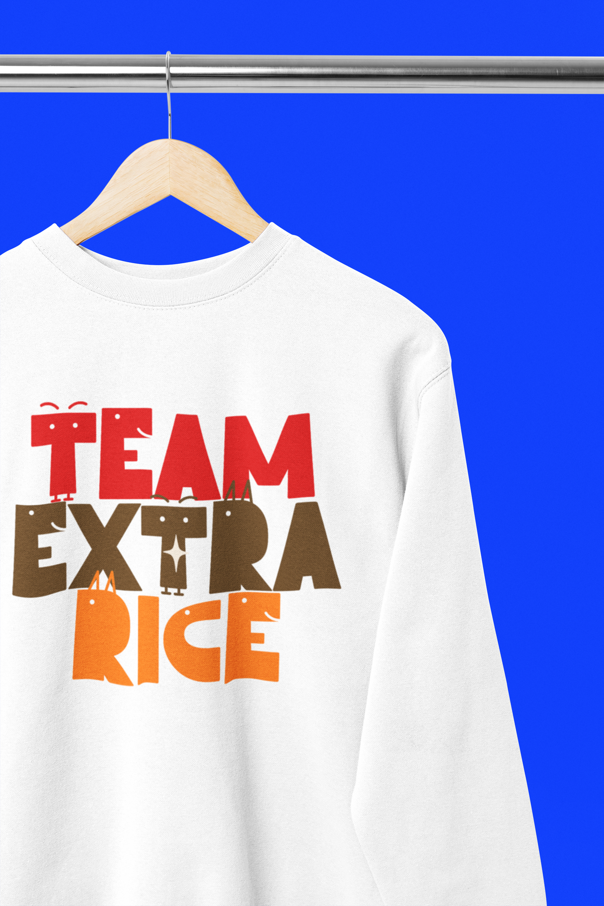 Team Extra Rice - Unisex Heavy Blend Crew Neck Sweatshirt