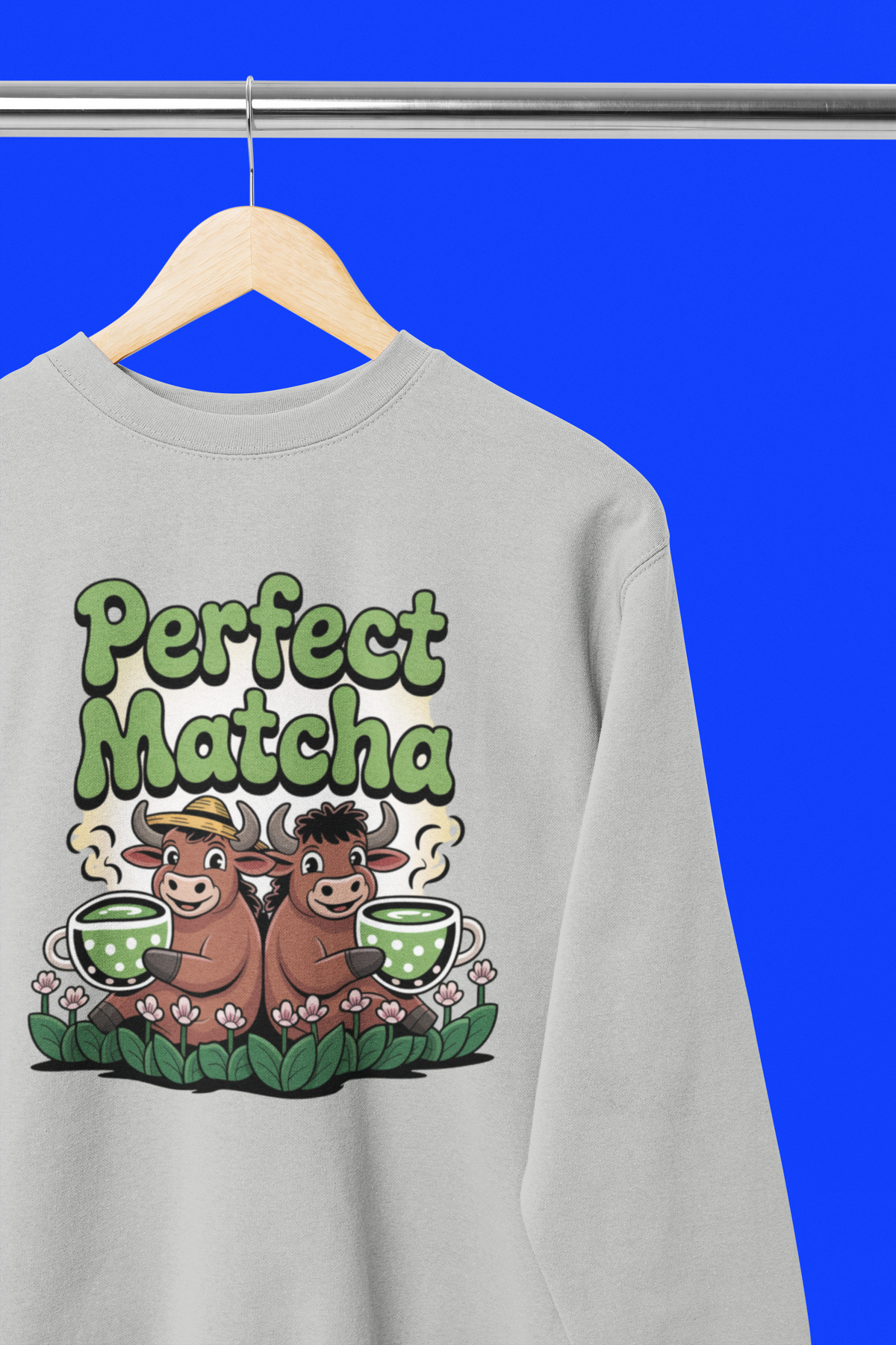 Perfect Matcha - Unisex Heavy Blend Crew Neck Sweatshirt