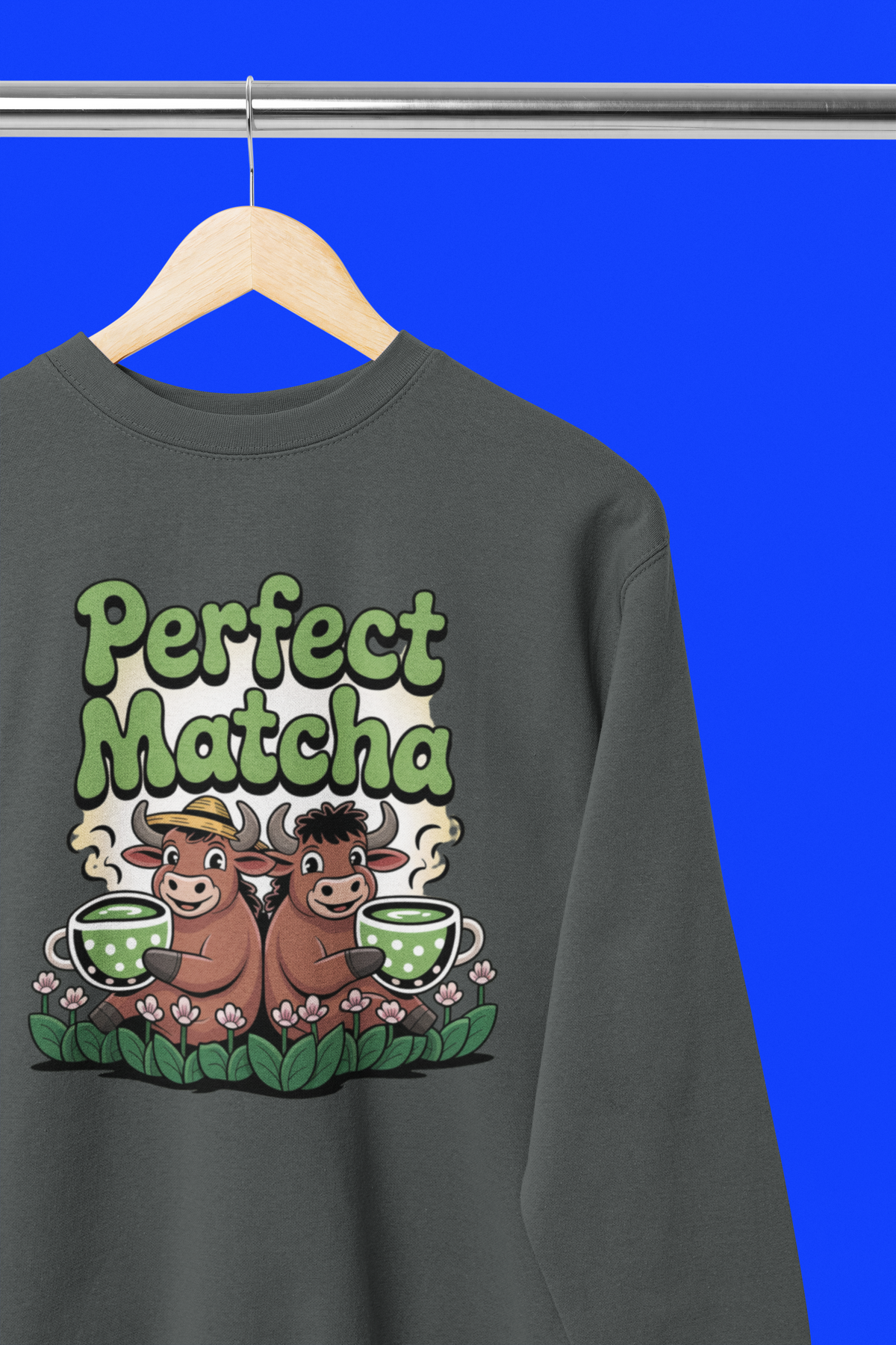 Perfect Matcha - Unisex Heavy Blend Crew Neck Sweatshirt