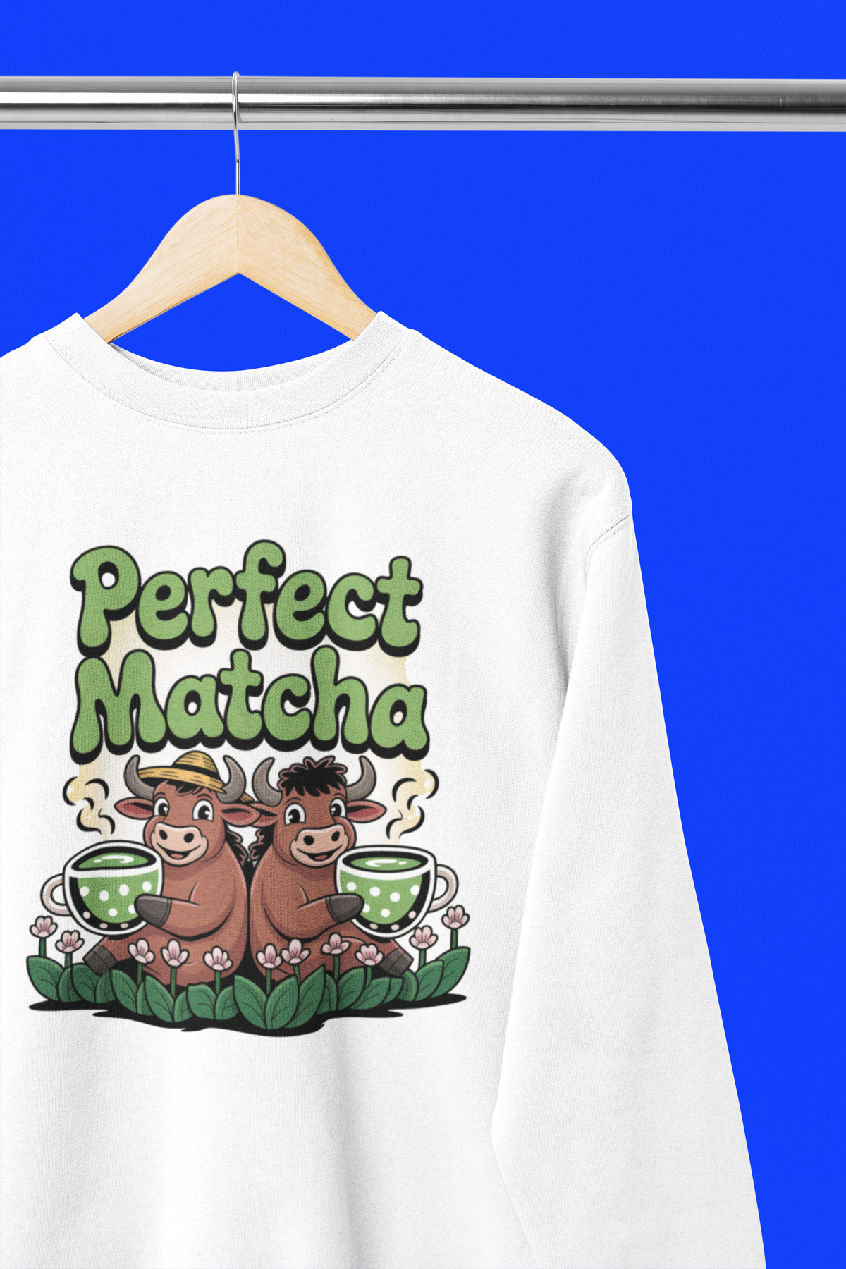 Perfect Matcha - Unisex Heavy Blend Crew Neck Sweatshirt