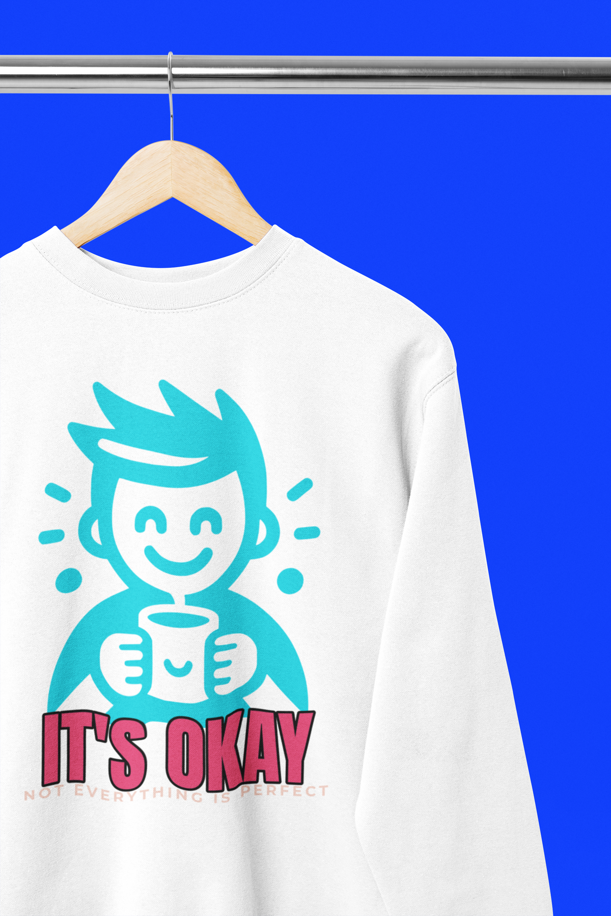 It's OKAY - Unisex Heavy Blend Crew Neck Sweatshirt