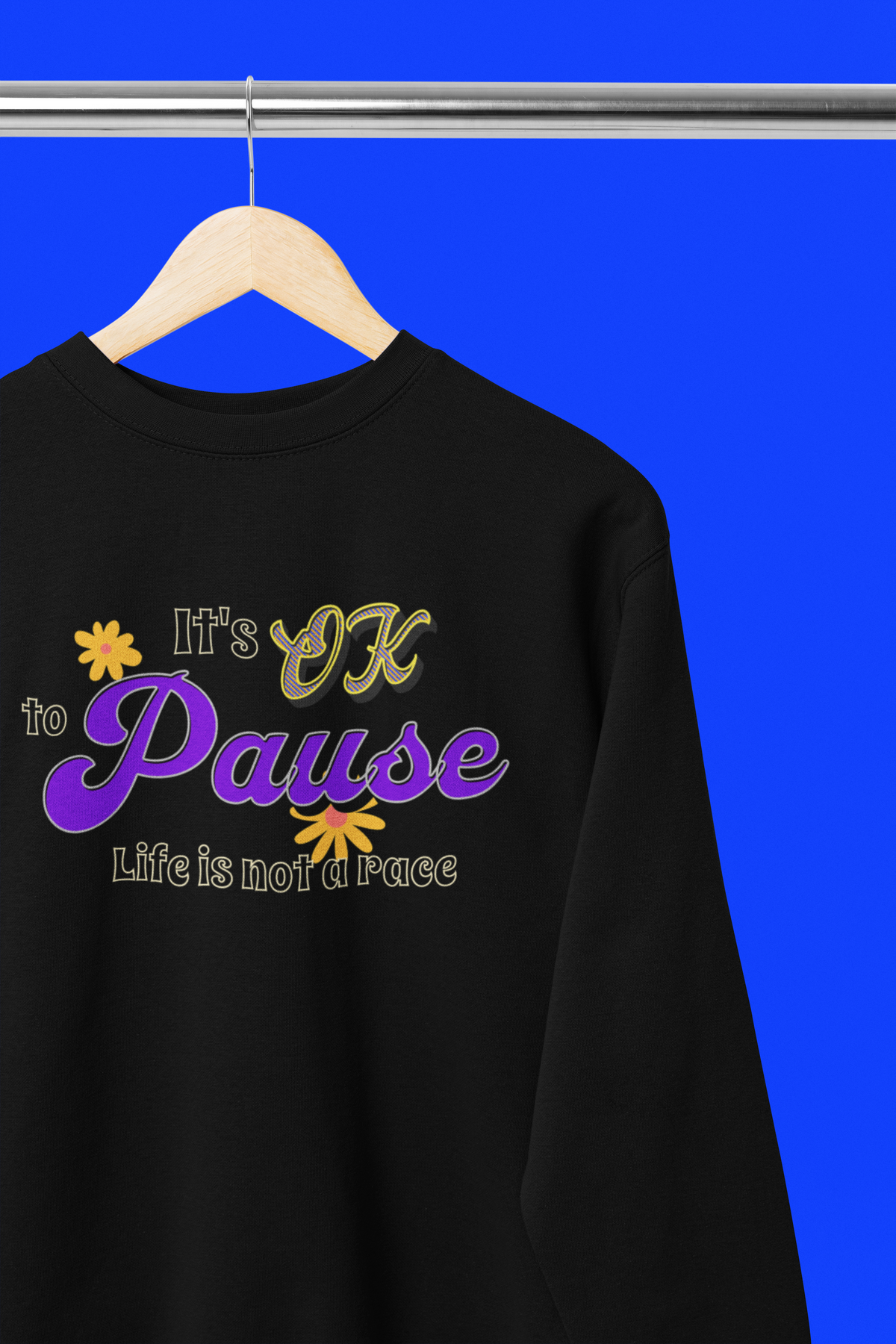 It's OK to Pause - Unisex Heavy Blend Crew Neck Sweatshirt