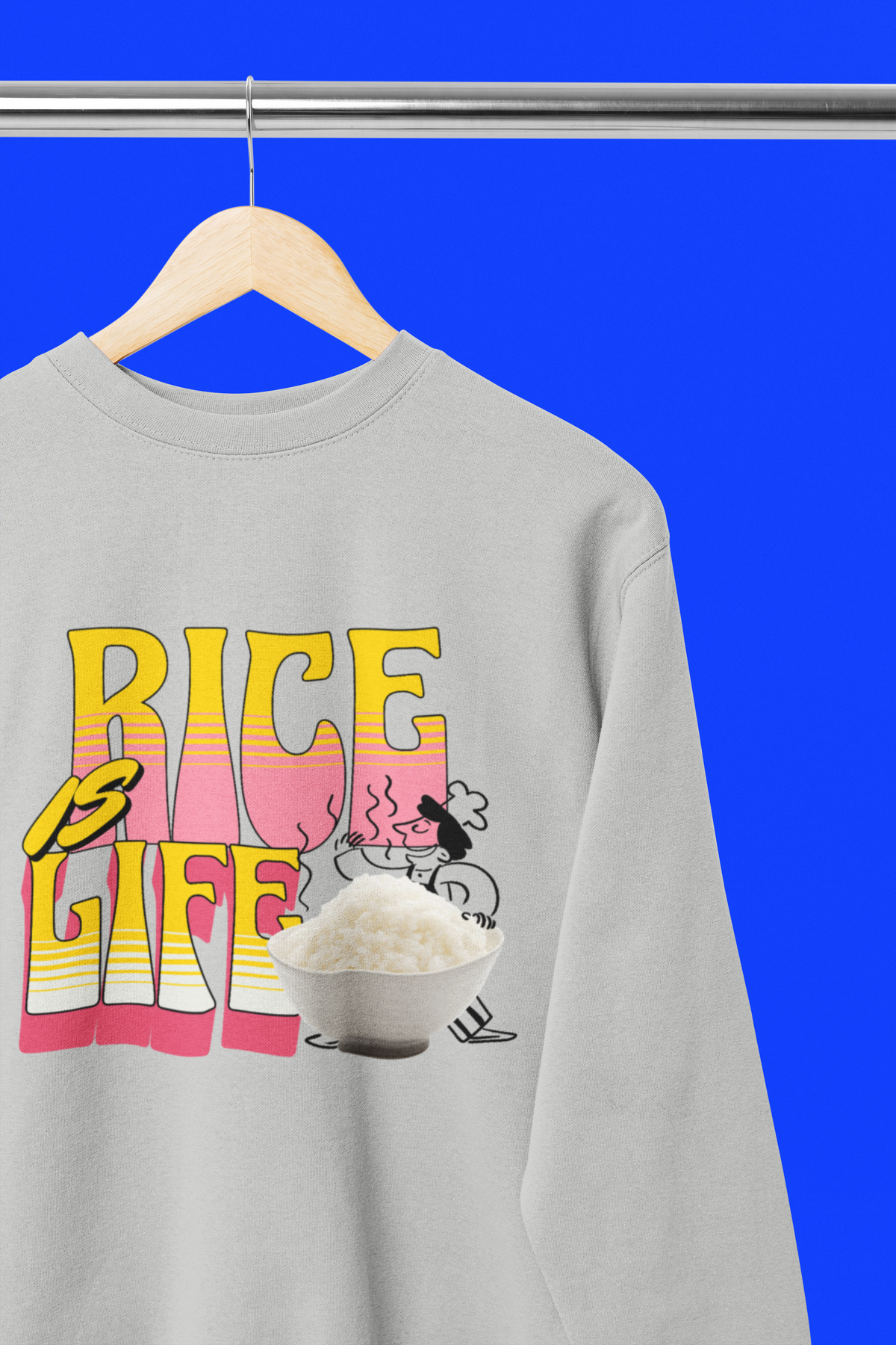 Rice is Life - Unisex Heavy Blend Crew Neck Sweatshirt