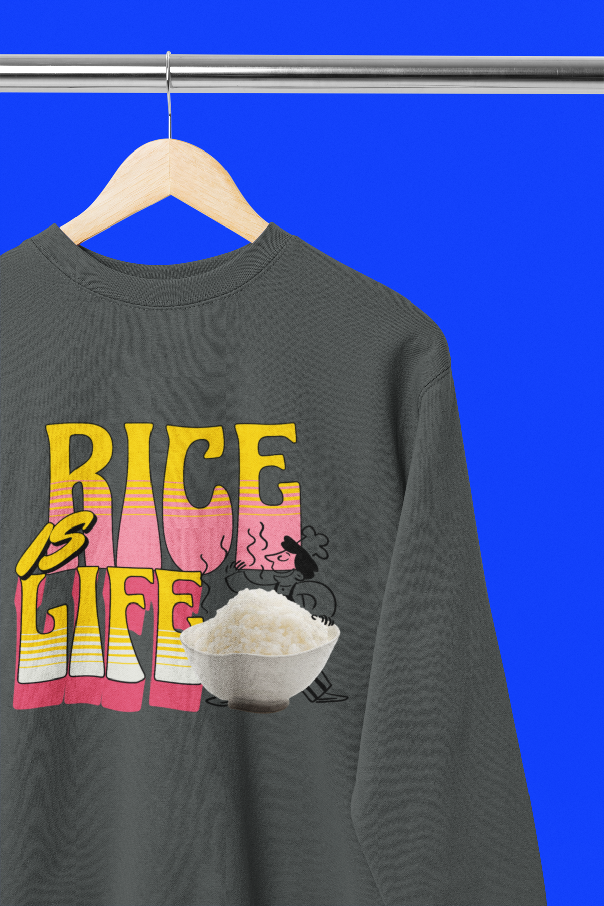 Rice is Life - Unisex Heavy Blend Crew Neck Sweatshirt