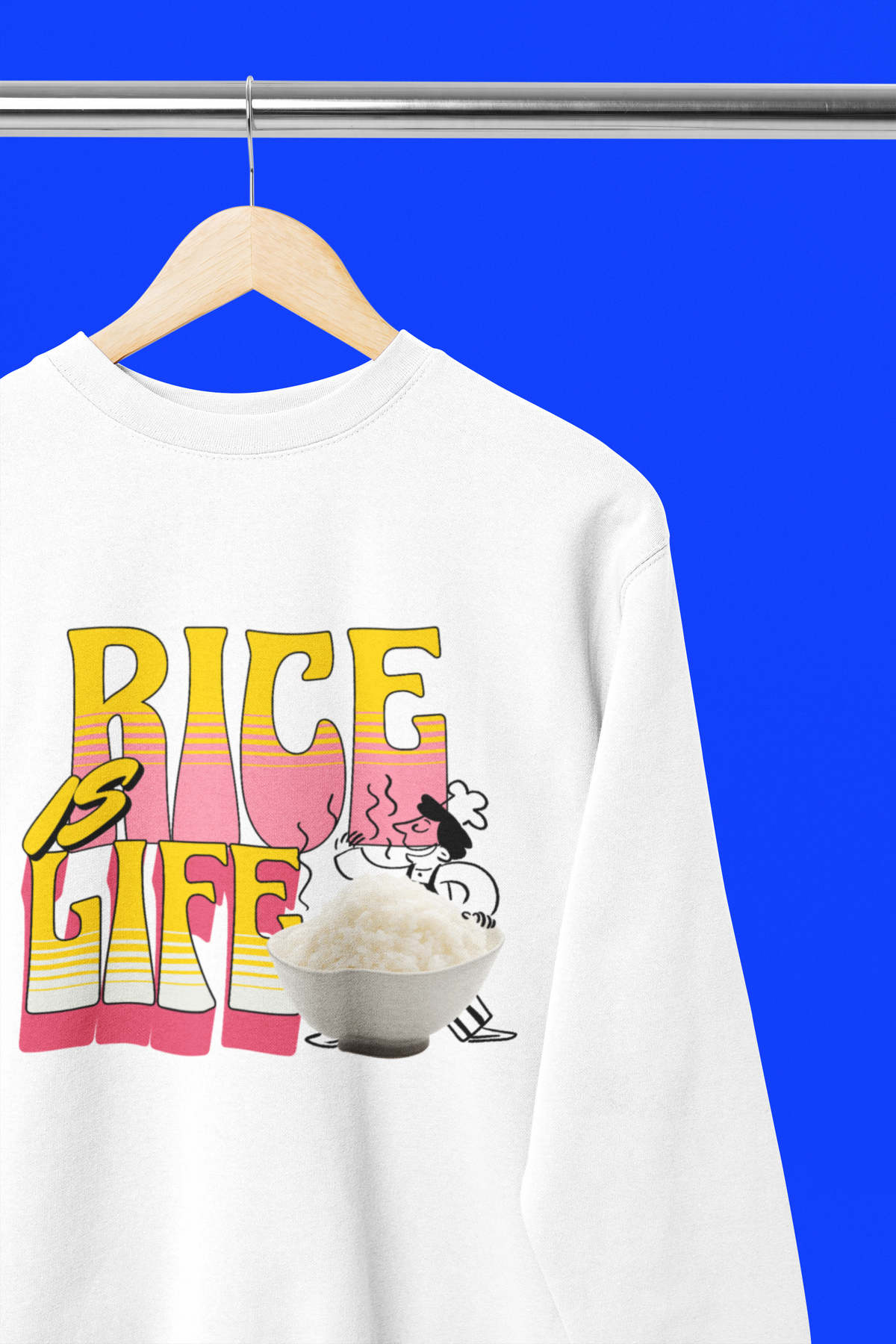 Rice is Life - Unisex Heavy Blend Crew Neck Sweatshirt
