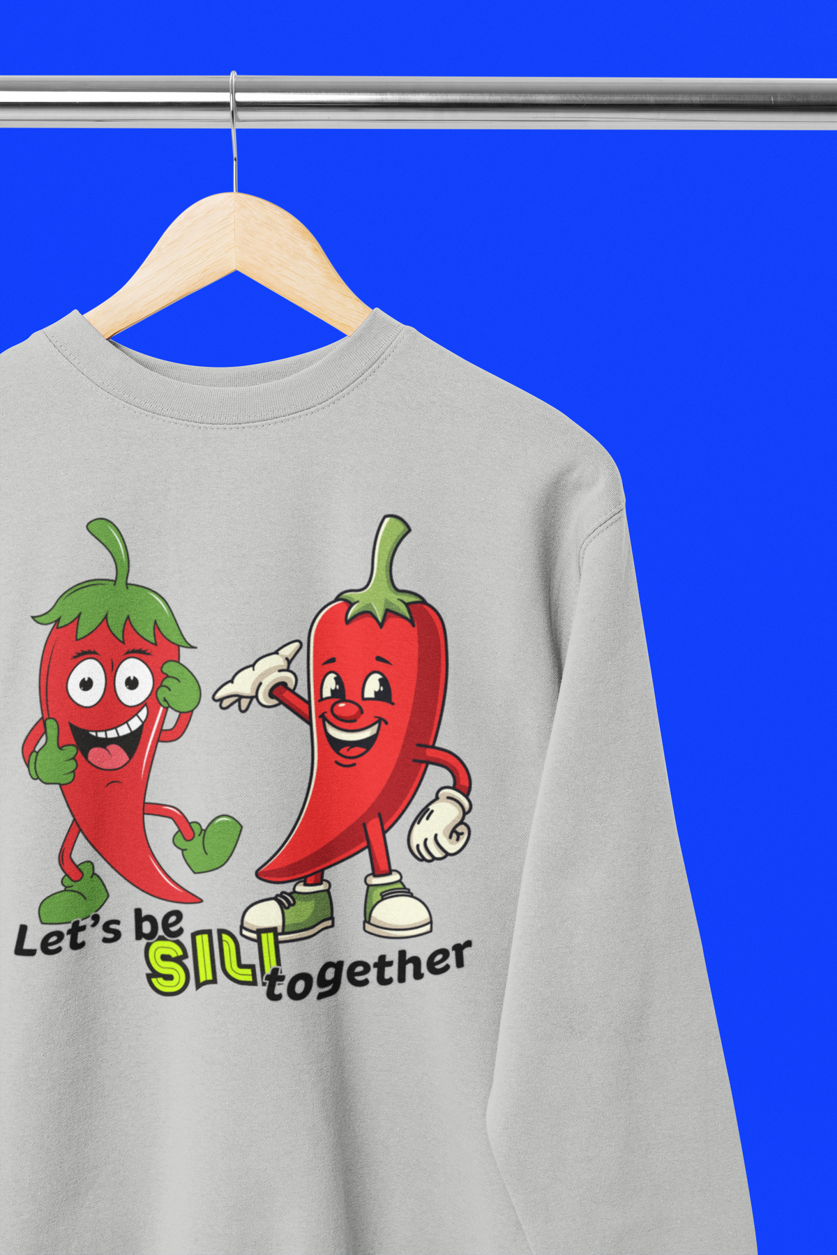 Let's Be "Sili" Together - Unisex Heavy Blend Crew Neck Sweatshirt