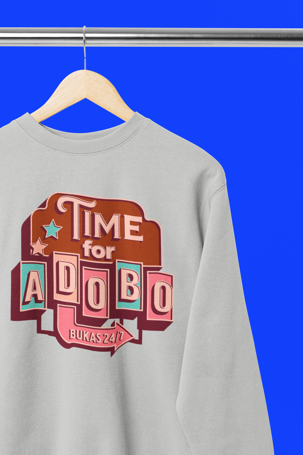 Time For Adobo - Unisex Heavy Blend Crew Neck Sweatshirt