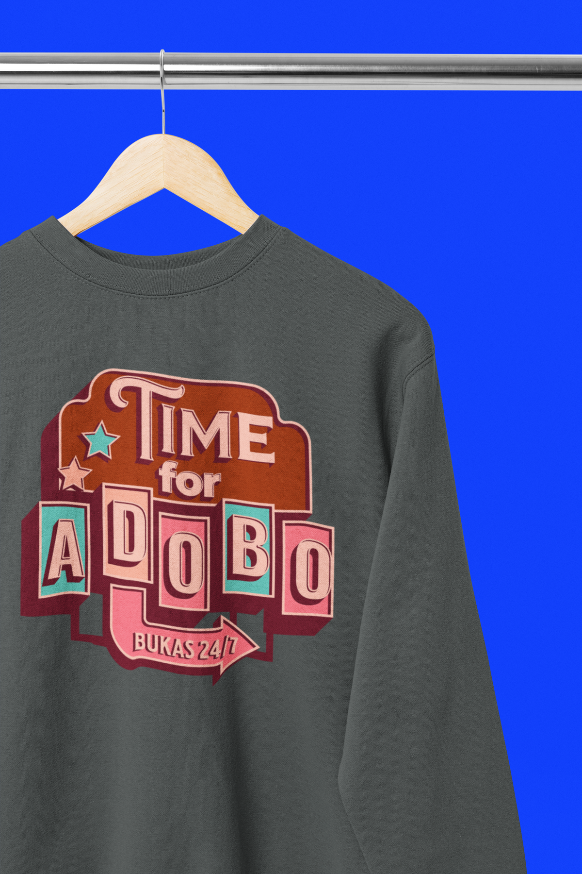 Time For Adobo - Unisex Heavy Blend Crew Neck Sweatshirt